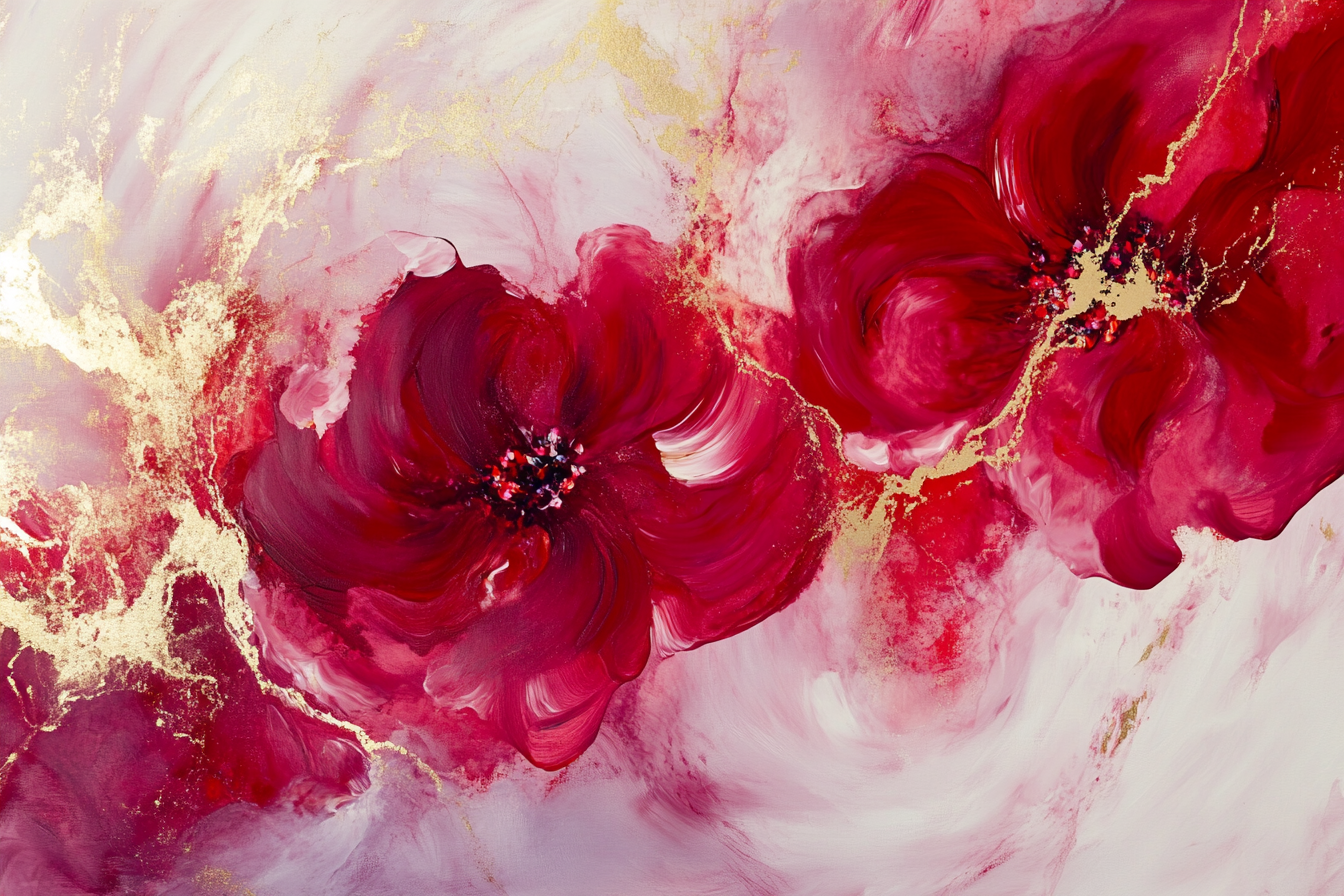 Abstract Love Canvas