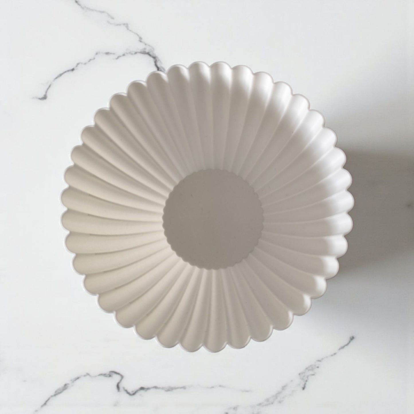 Acorn Container with LED Tealight | Modern Ribbed Autumn Decor Box & Cozy Fall Storage Bowl