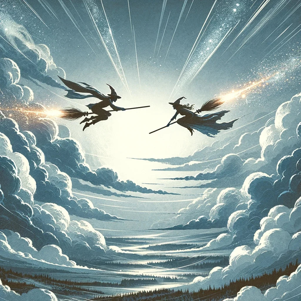 Aerial Duel Canvas