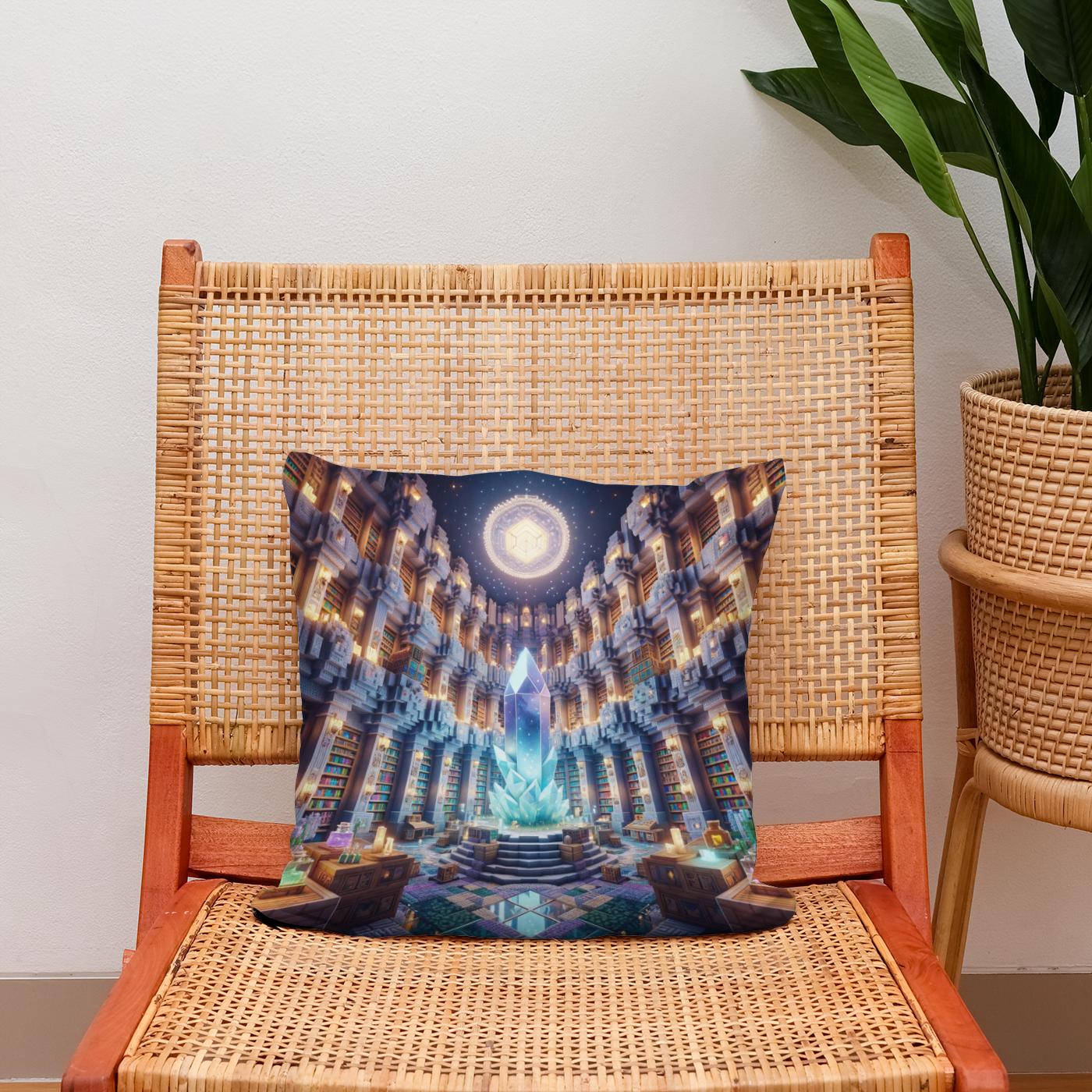 Enchanted Shelves Cotton Cushion
