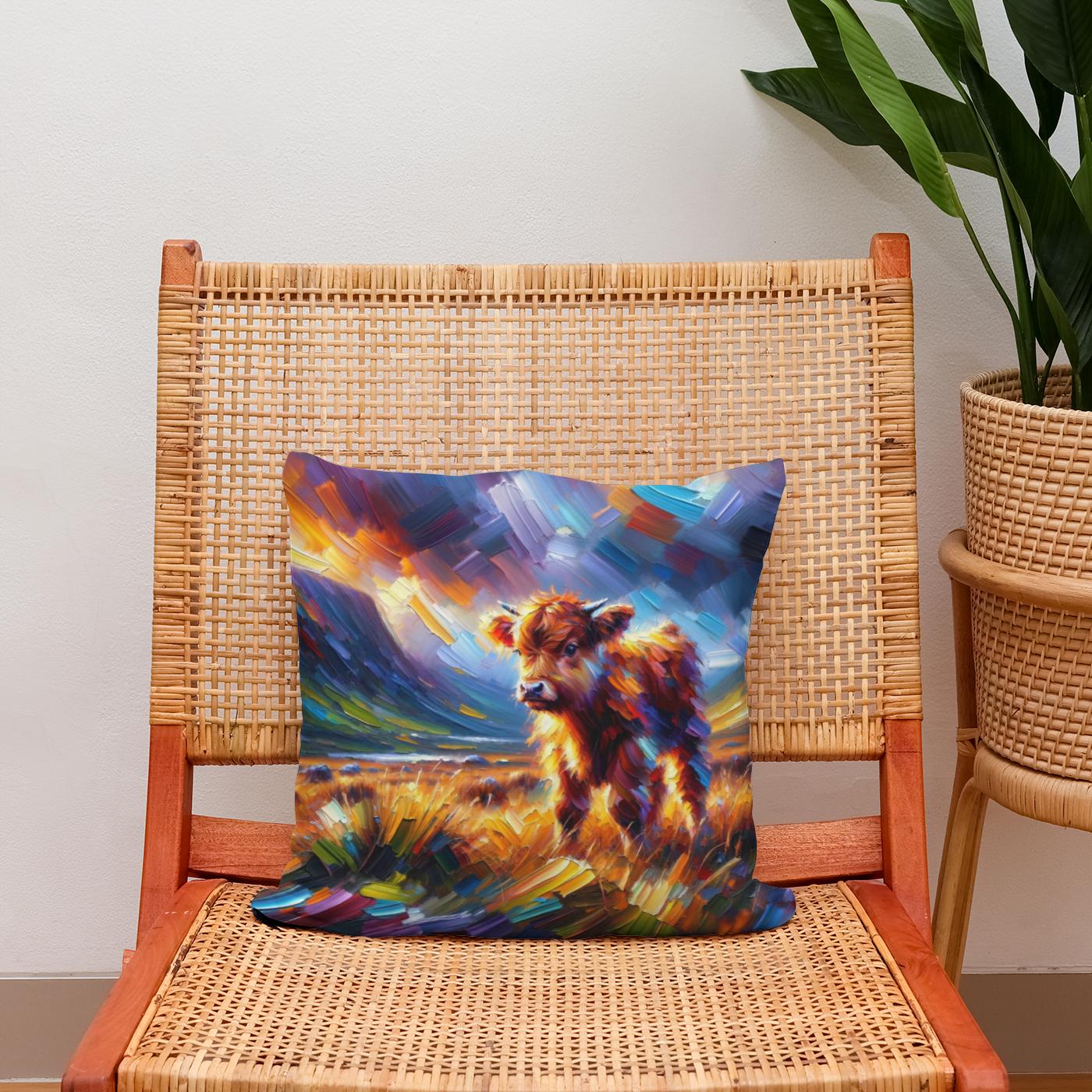 Highland Emotion Cotton Cushion