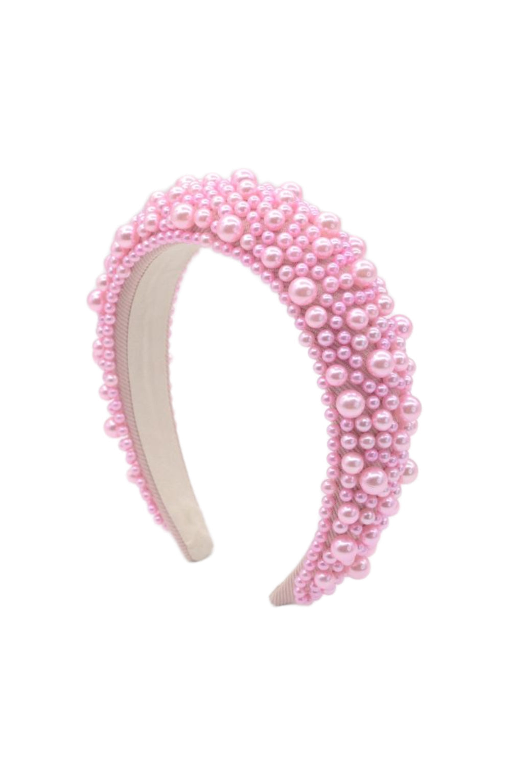 Baby Pink Statement Pearl Headband