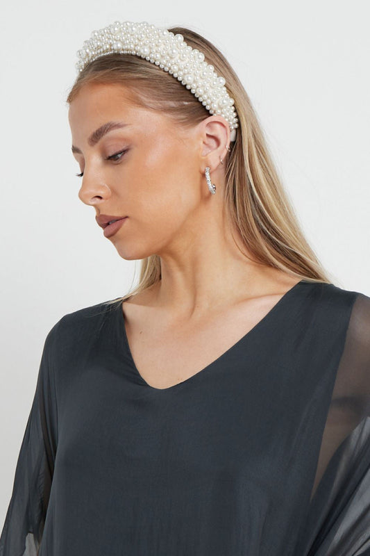 Ivory Statement Pearl Headband