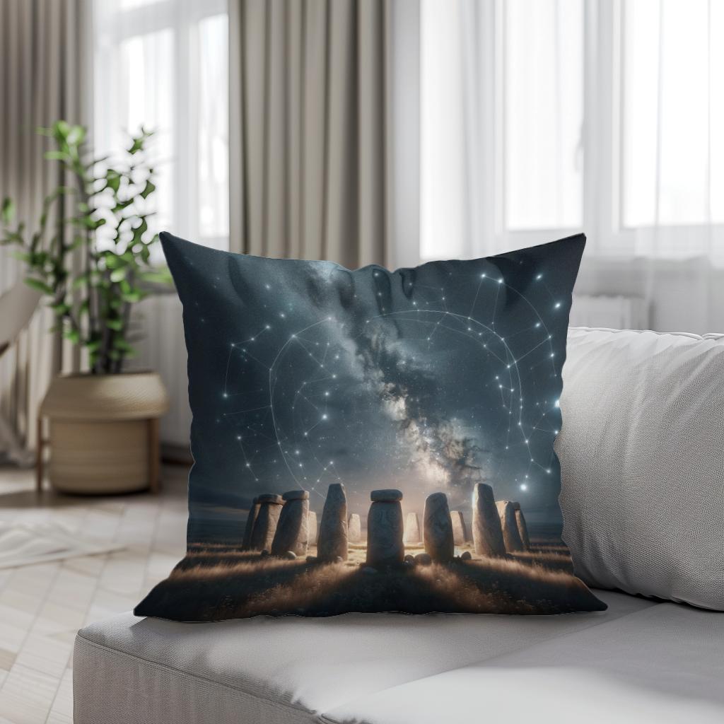 Celestial Stones Cotton Cushion