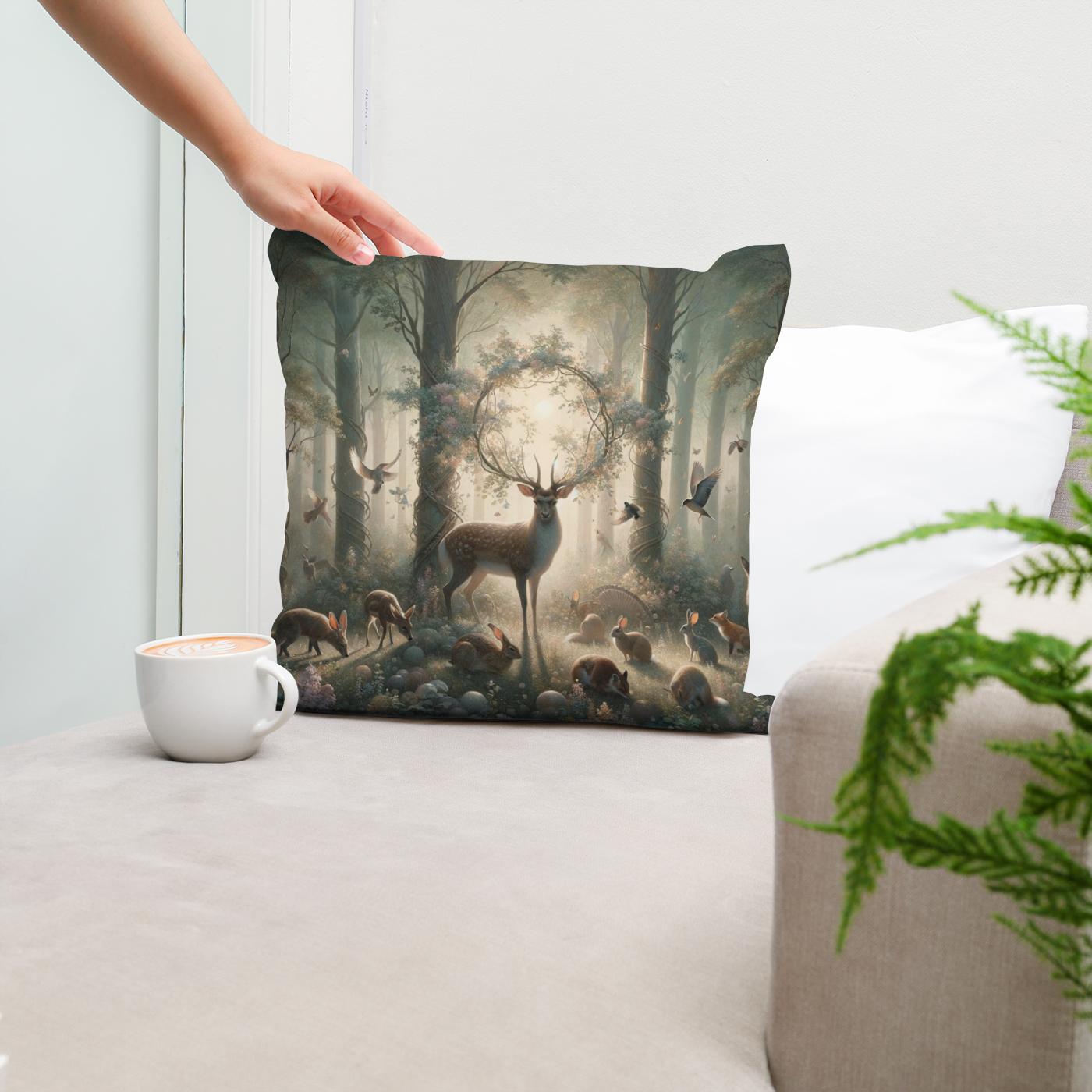 Enchanted Nature Cotton Cushion