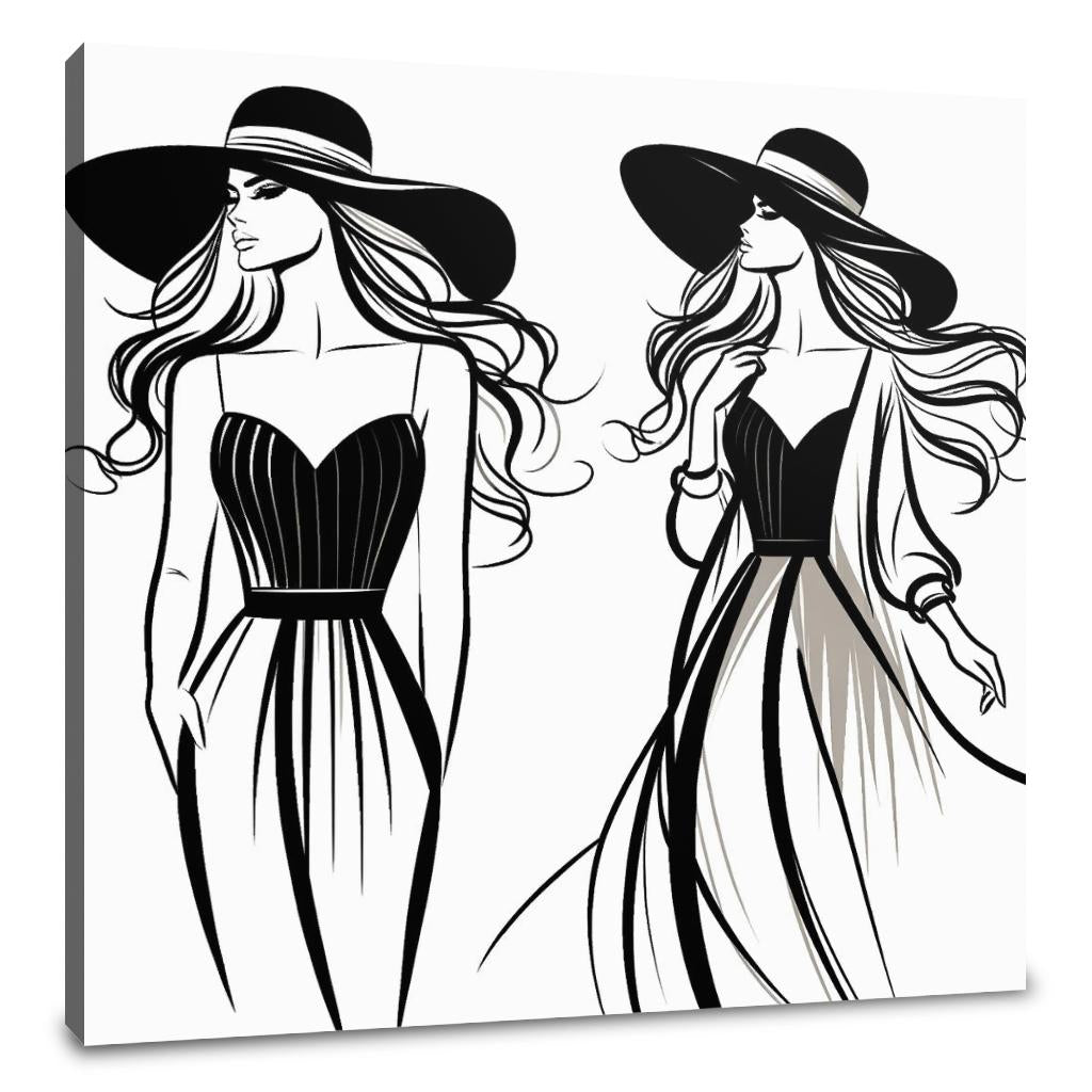 Elegant Silhouette Canvas