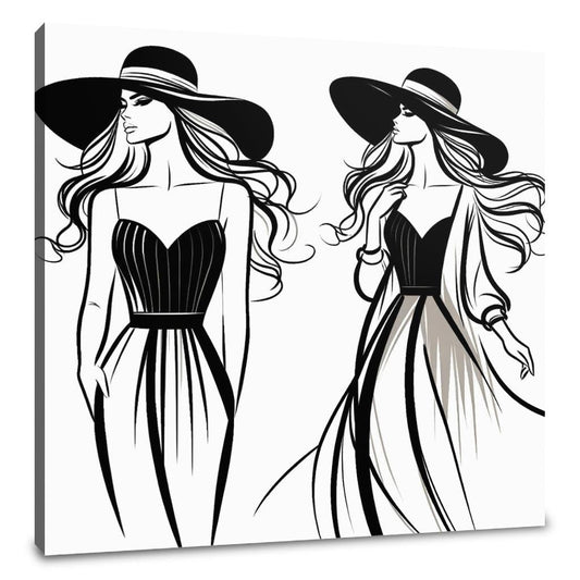 Elegant Silhouette Canvas