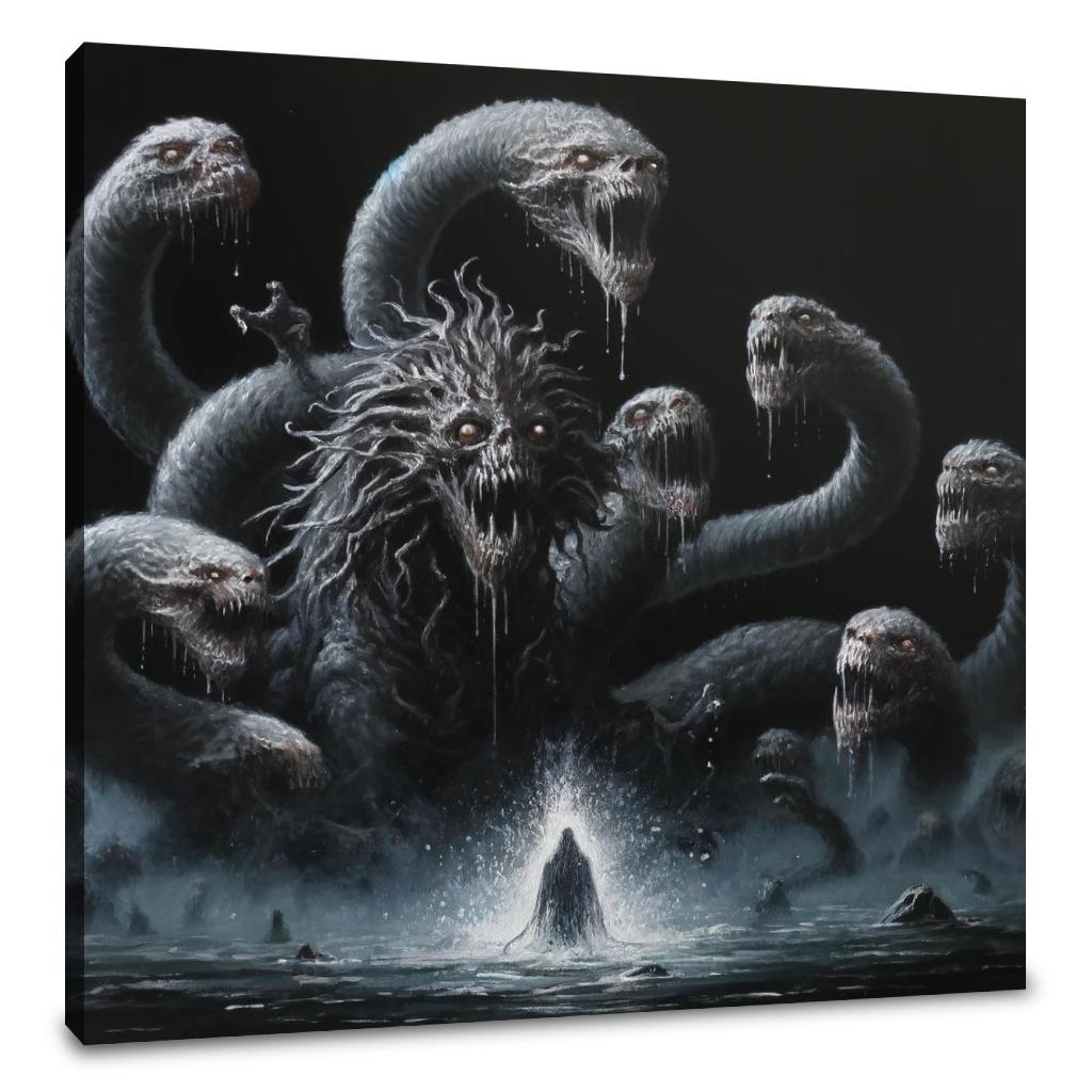 Swamp Battle Canvas