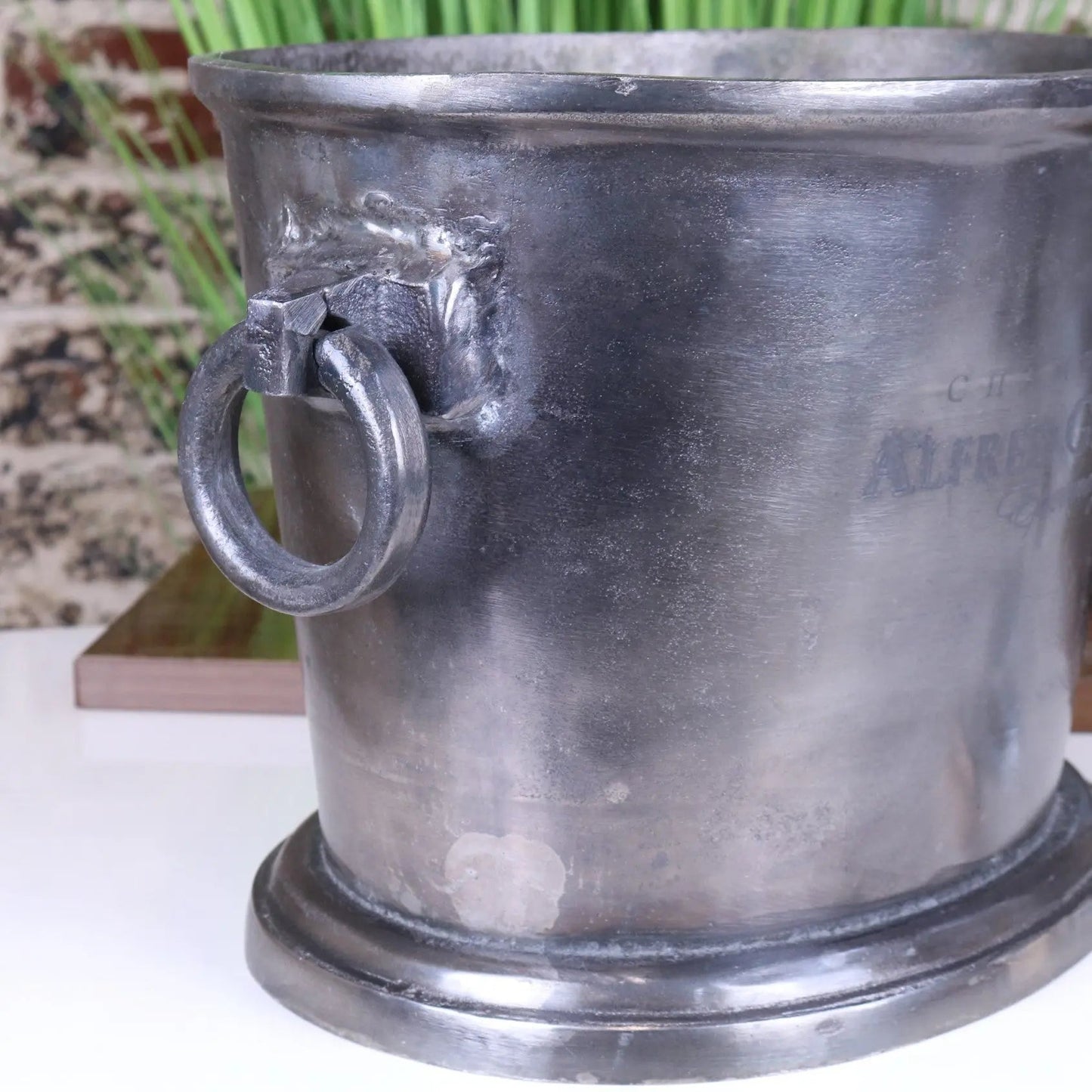 Alfred Gratien Luxury Gunmetal Champagne Ice Bucket