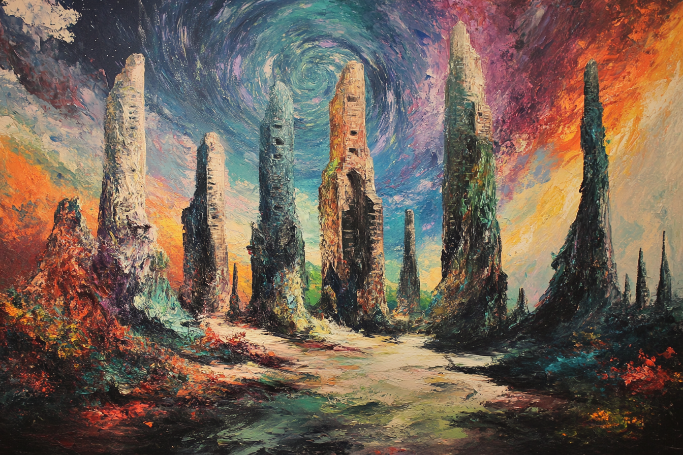 Alien Monument Canvas