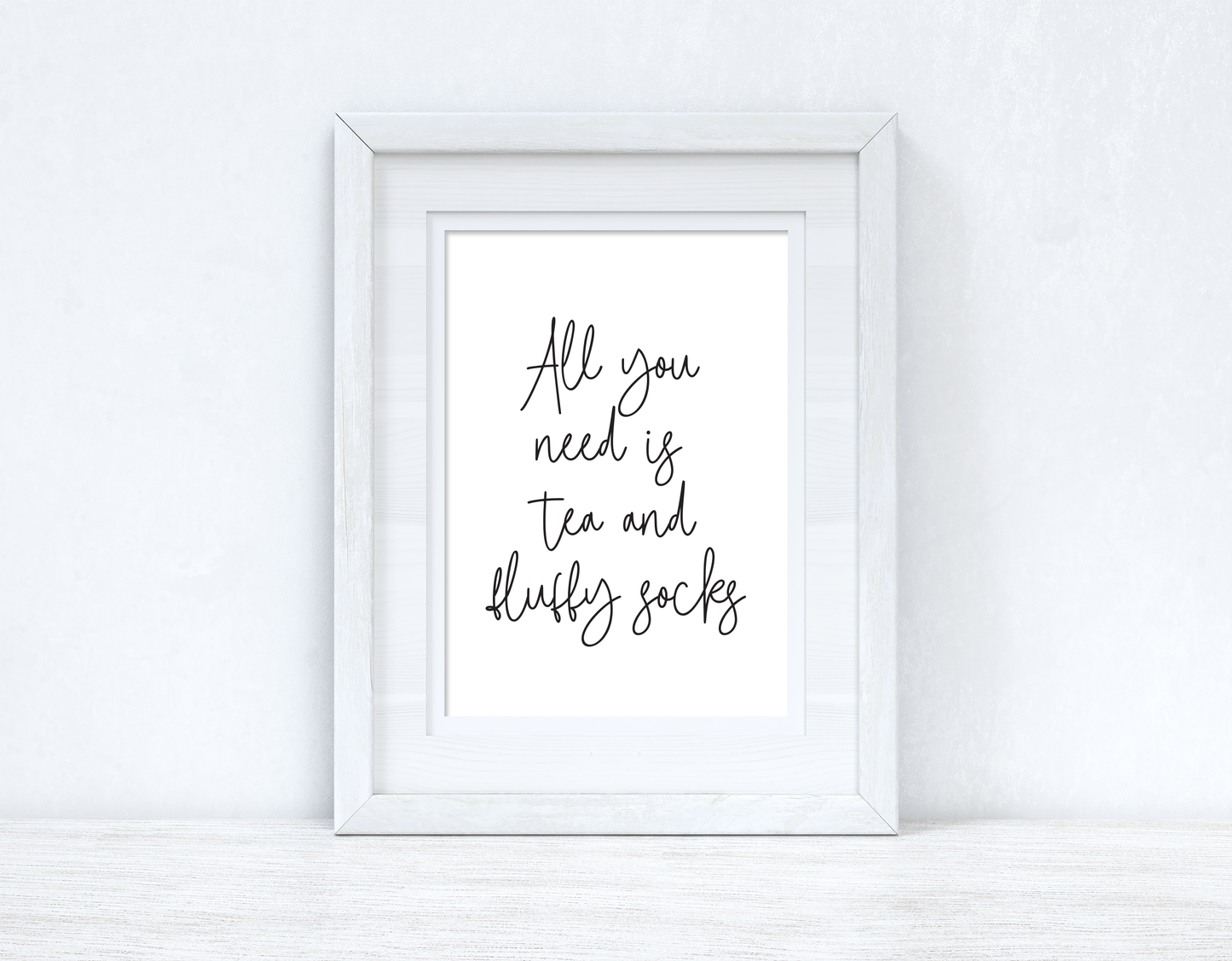 All You Need Is Tea Autumn Seasonal Kitchen Wall Home Decor Print