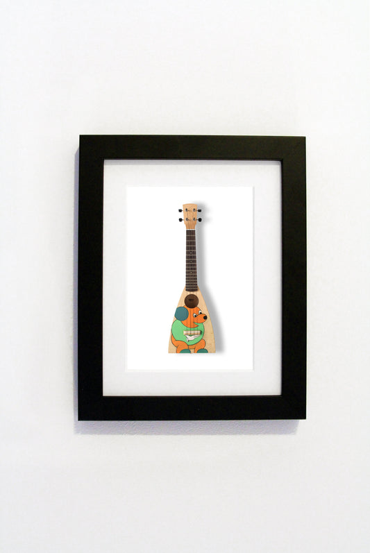 Allen Jones RA - A6 Art on a Ukulele Print
