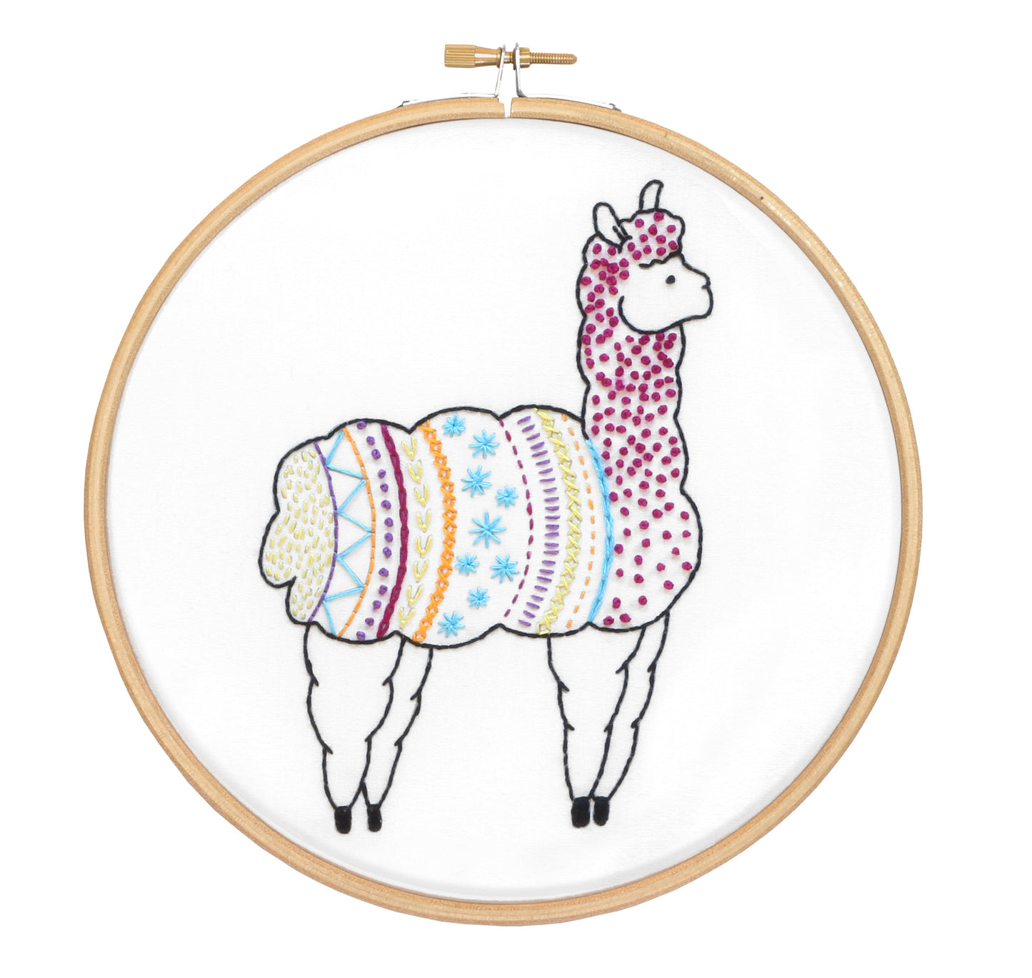Alpaca Embroidery Kit for Beginners