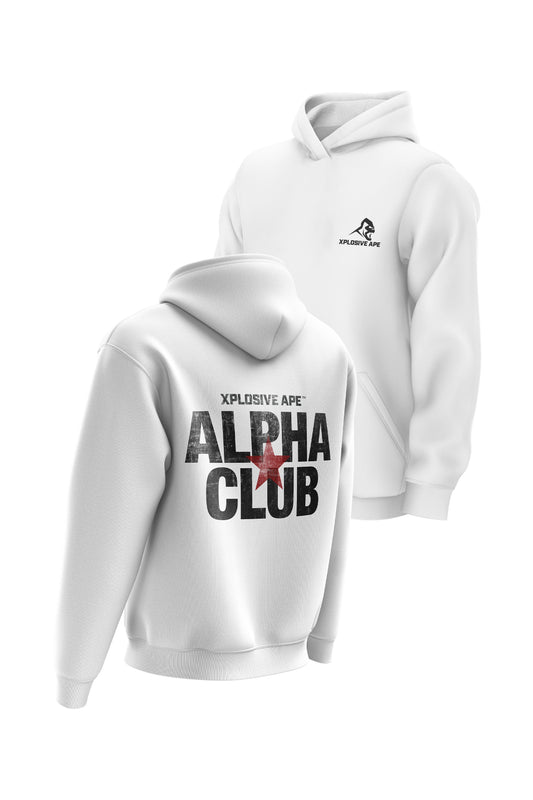 XAPE Alpha Club Hoodie - White