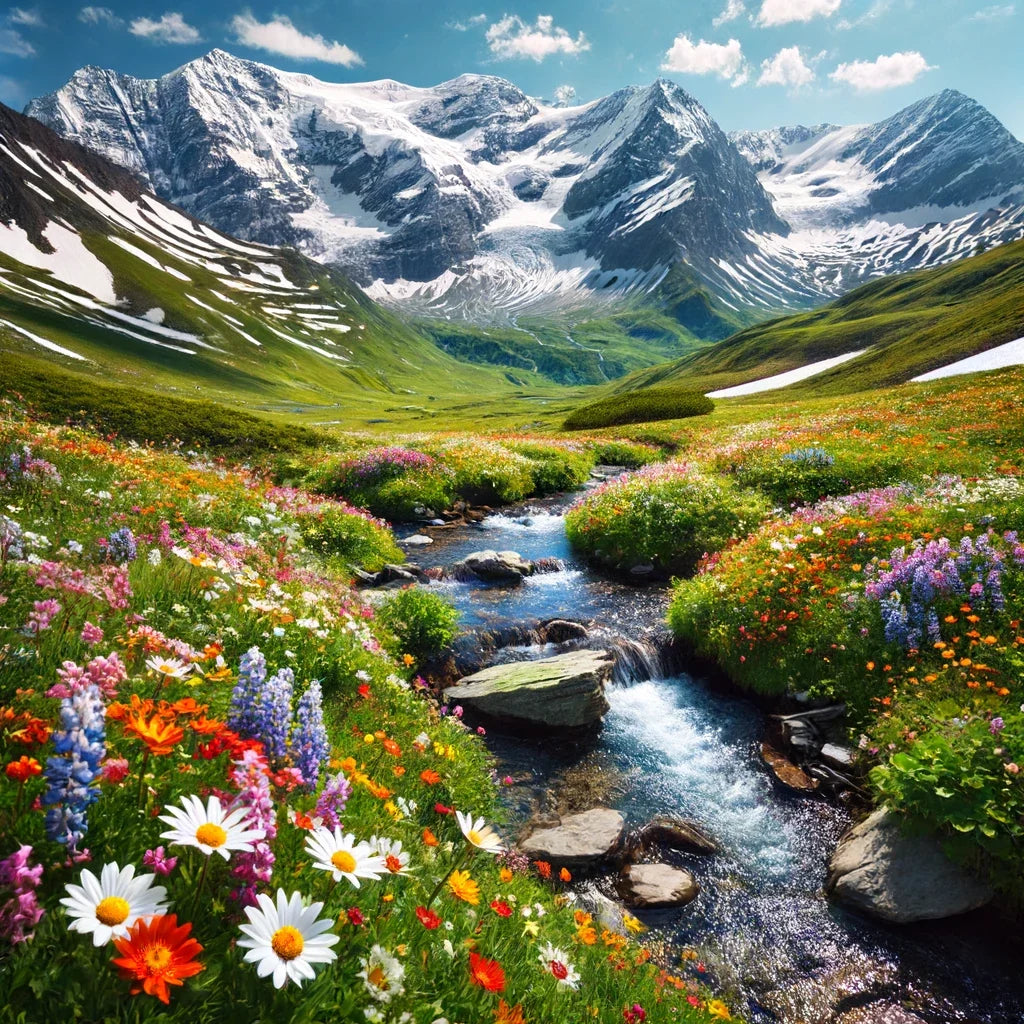 Alpine Bloom Canvas