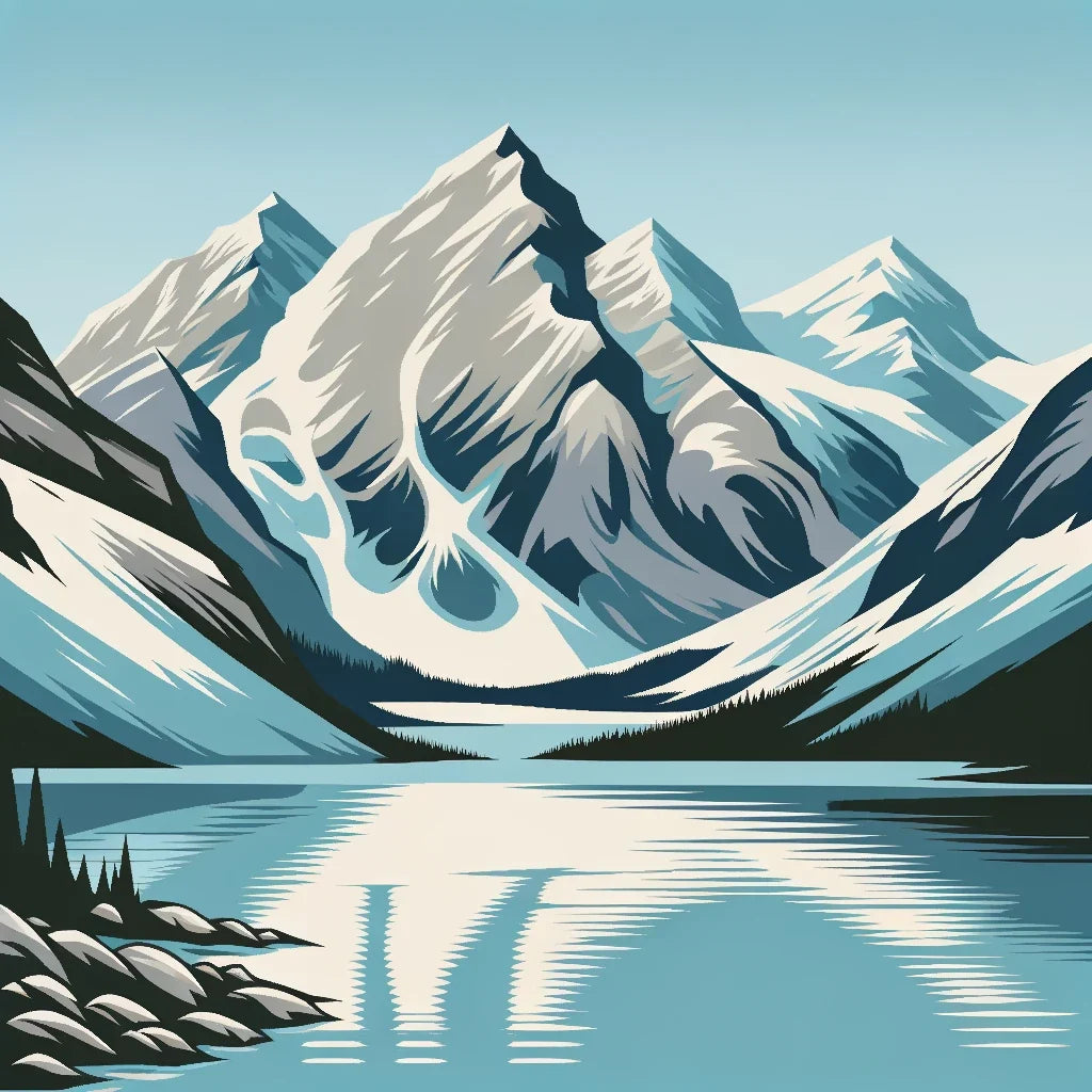 Alpine Serenity Canvas