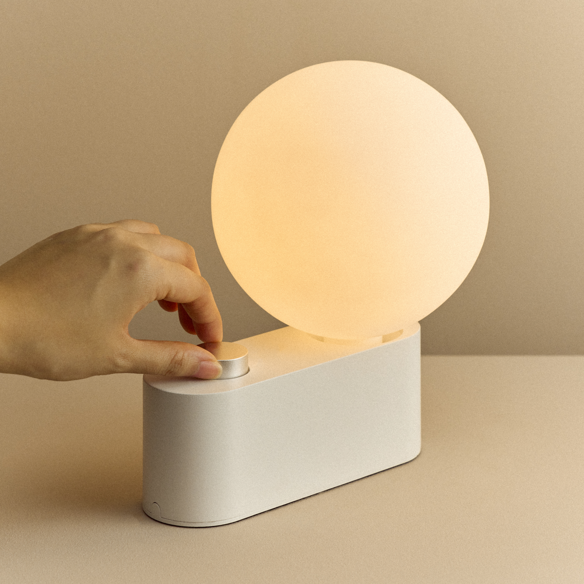 Alumina Multi-Use Lamp in Chalk - Set of 2