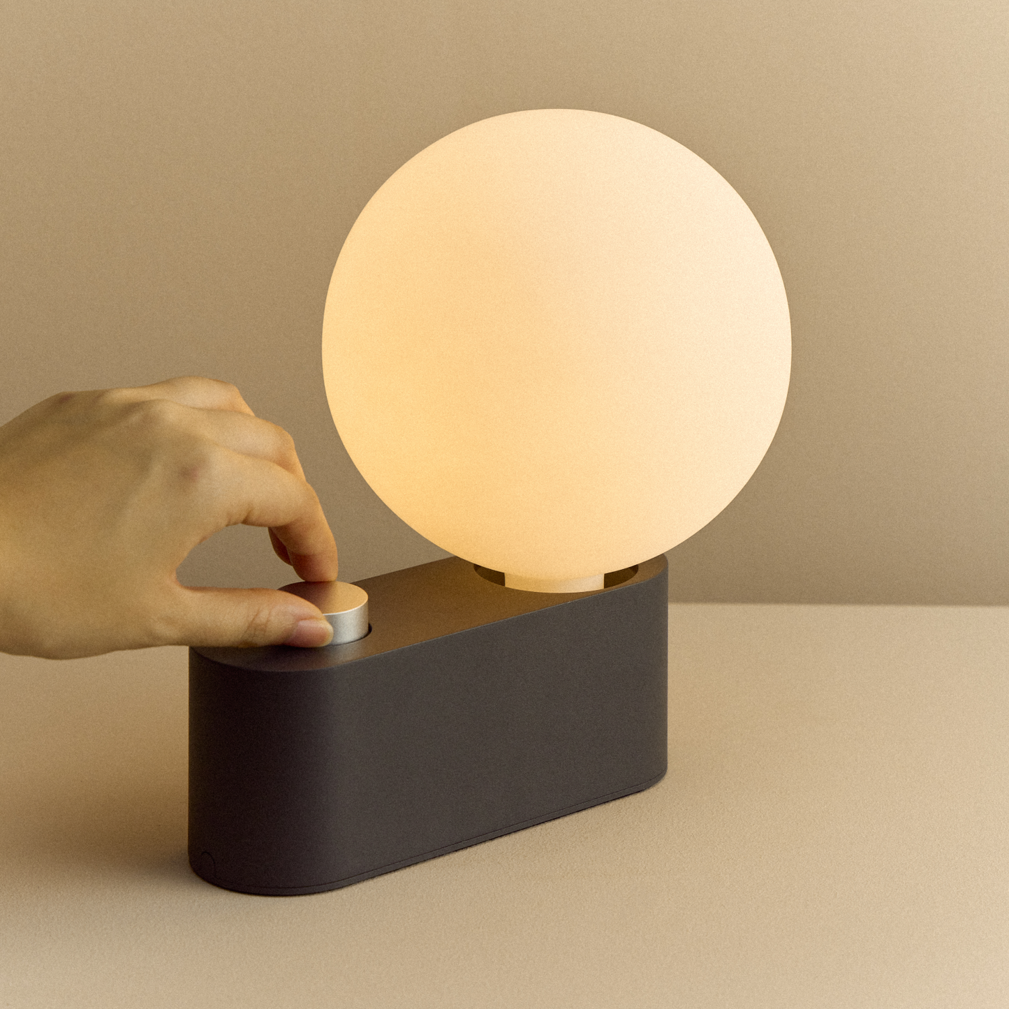 Alumina Multi-Use Lamp in Charcoal - Set of 2