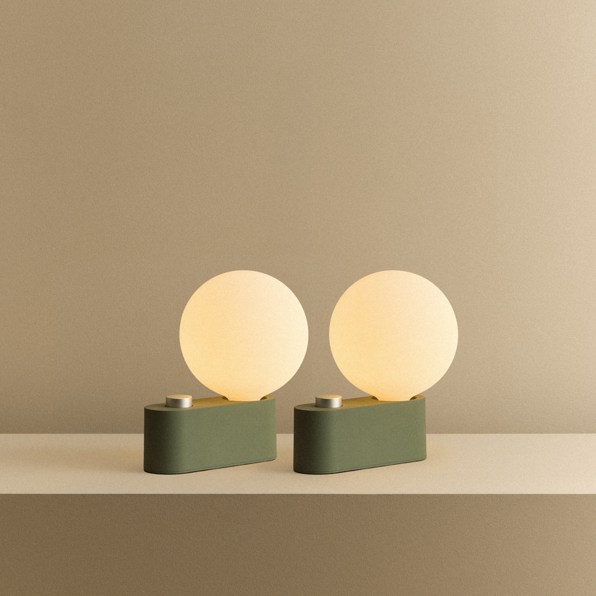 Alumina Multi-Use Lamp in Sage - Set of 2