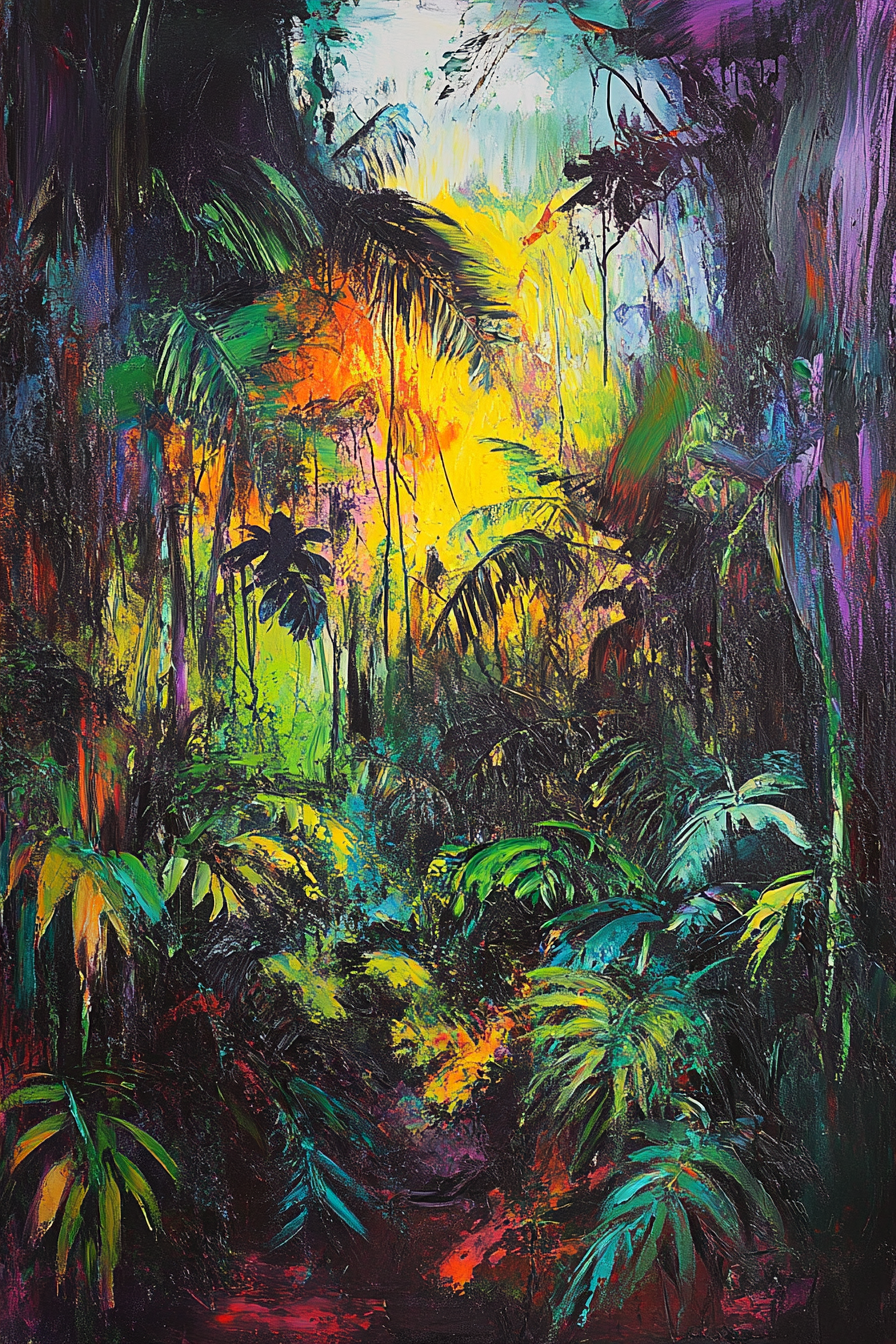 Amazon Rainforest Symphony Canvas