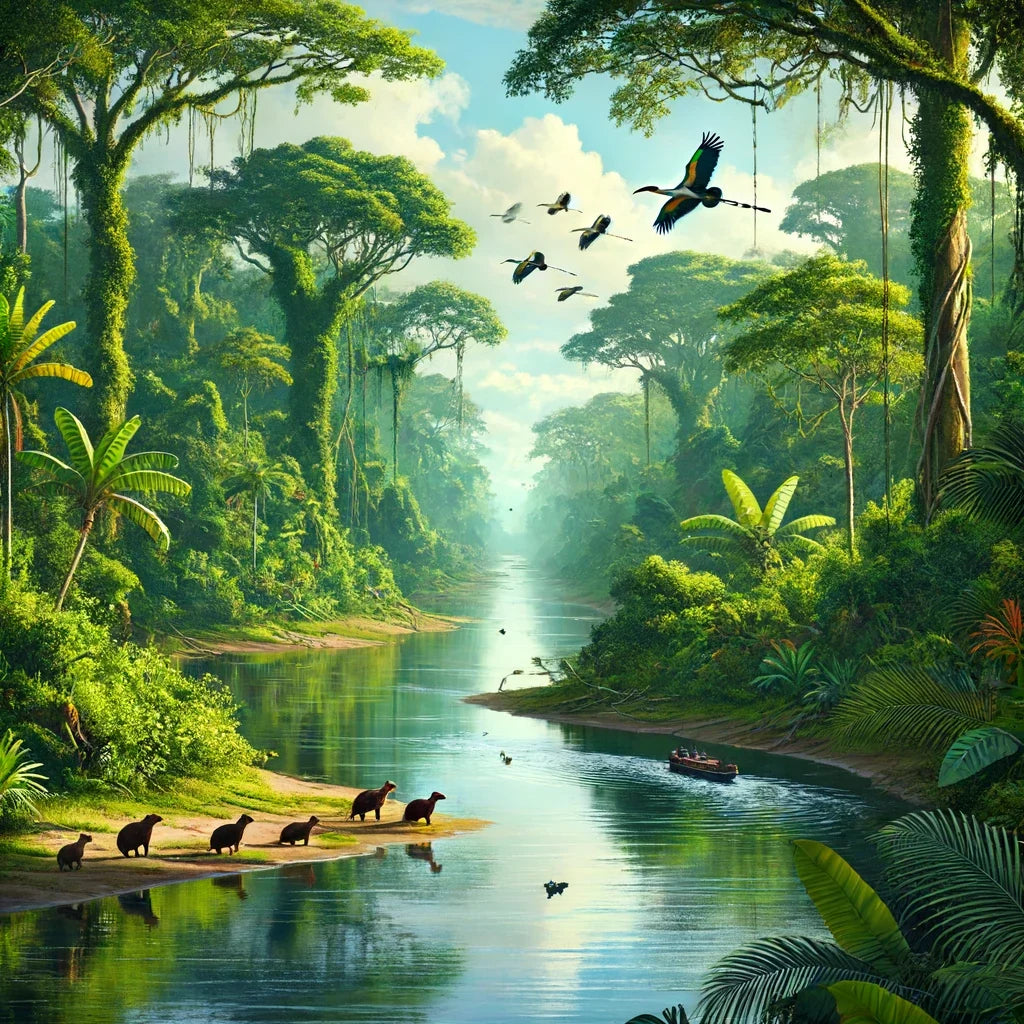 Amazon River Canvas