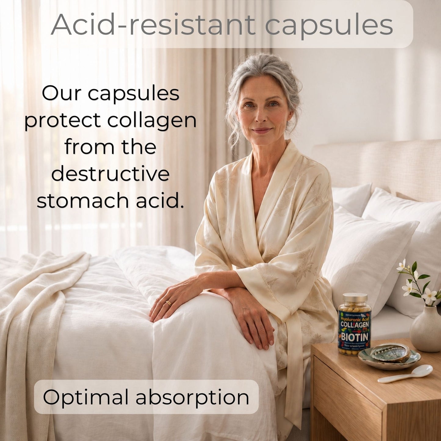 Marine Collagen, Hyaluronic Acid, Biotin, Vitamins, Minerals & Superfood - 35 Ingredients