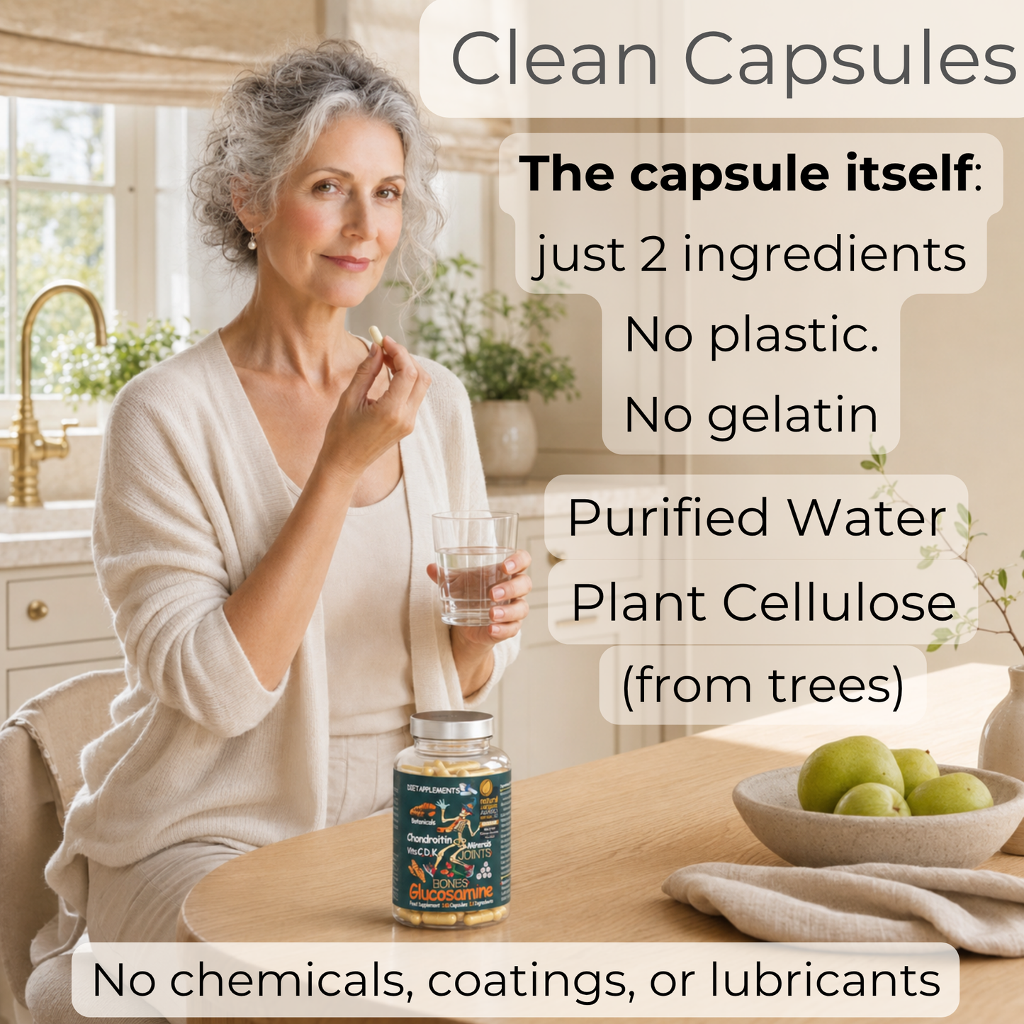 Glucosamine, Chondroitin, Turmeric, Vitamins & Minerals for the Bones & Joints