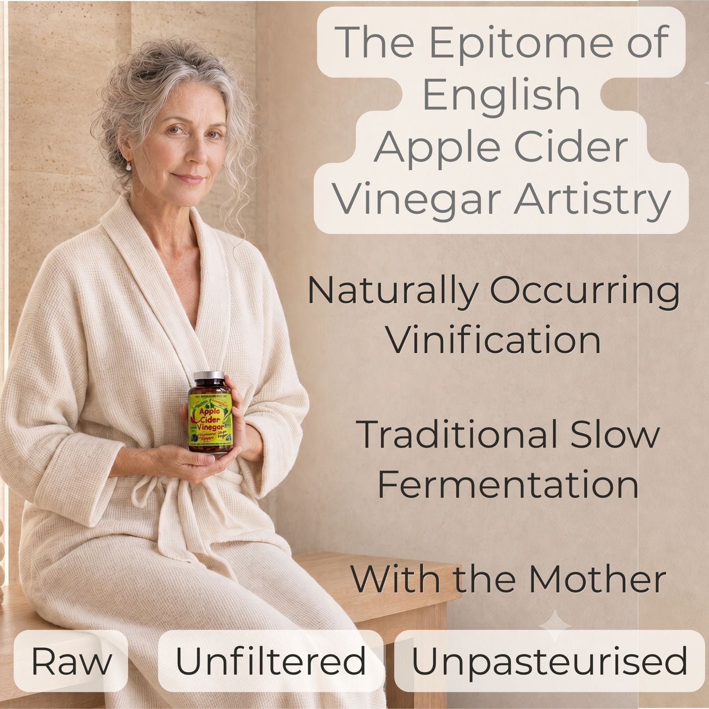 Apple Cider Vinegar with the Mother, Superfood, Biocultures & Berries Complex