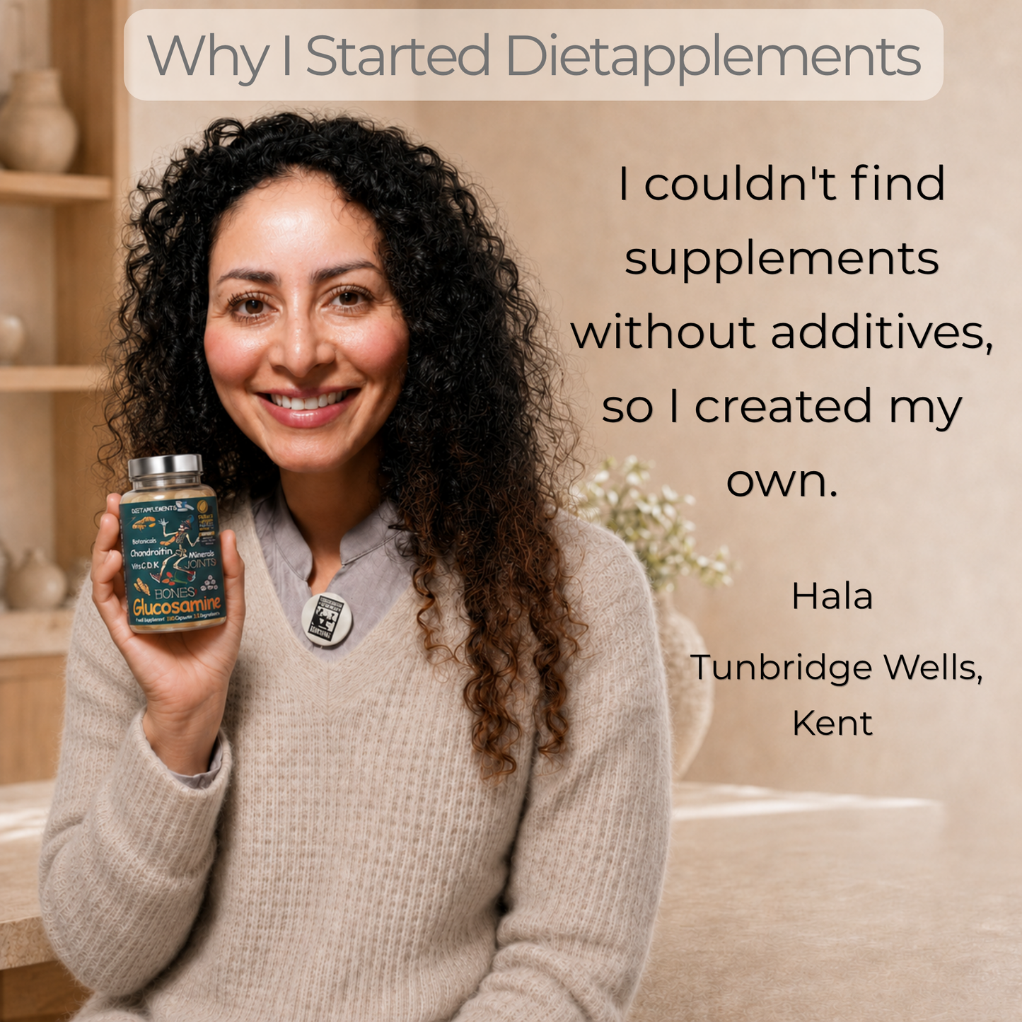 Glucosamine, Chondroitin, Turmeric, Vitamins & Minerals for the Bones & Joints