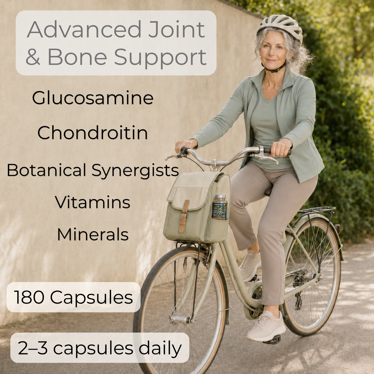 Glucosamine, Chondroitin, Turmeric, Vitamins & Minerals for the Bones & Joints