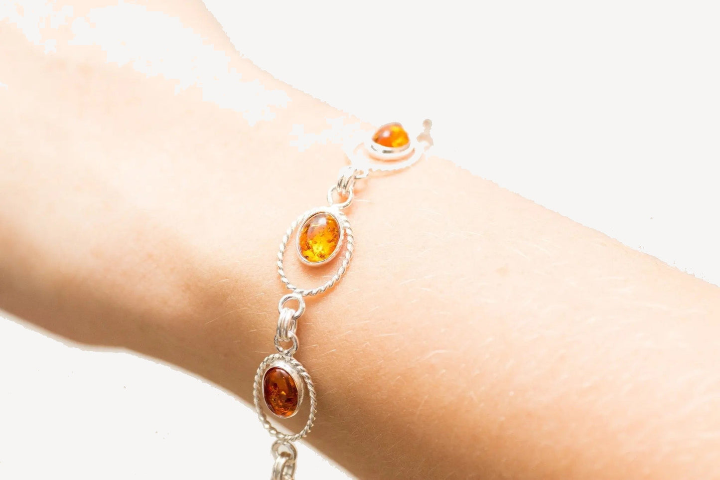 Amber Quintessence Link Bracelet