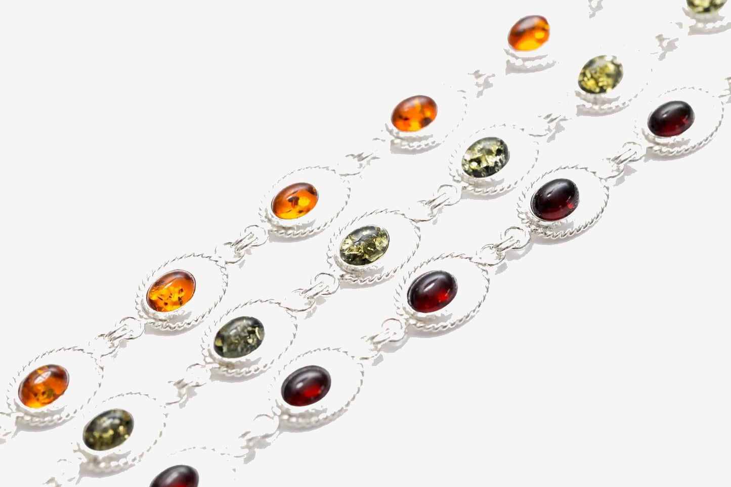 Amber Quintessence Link Bracelet