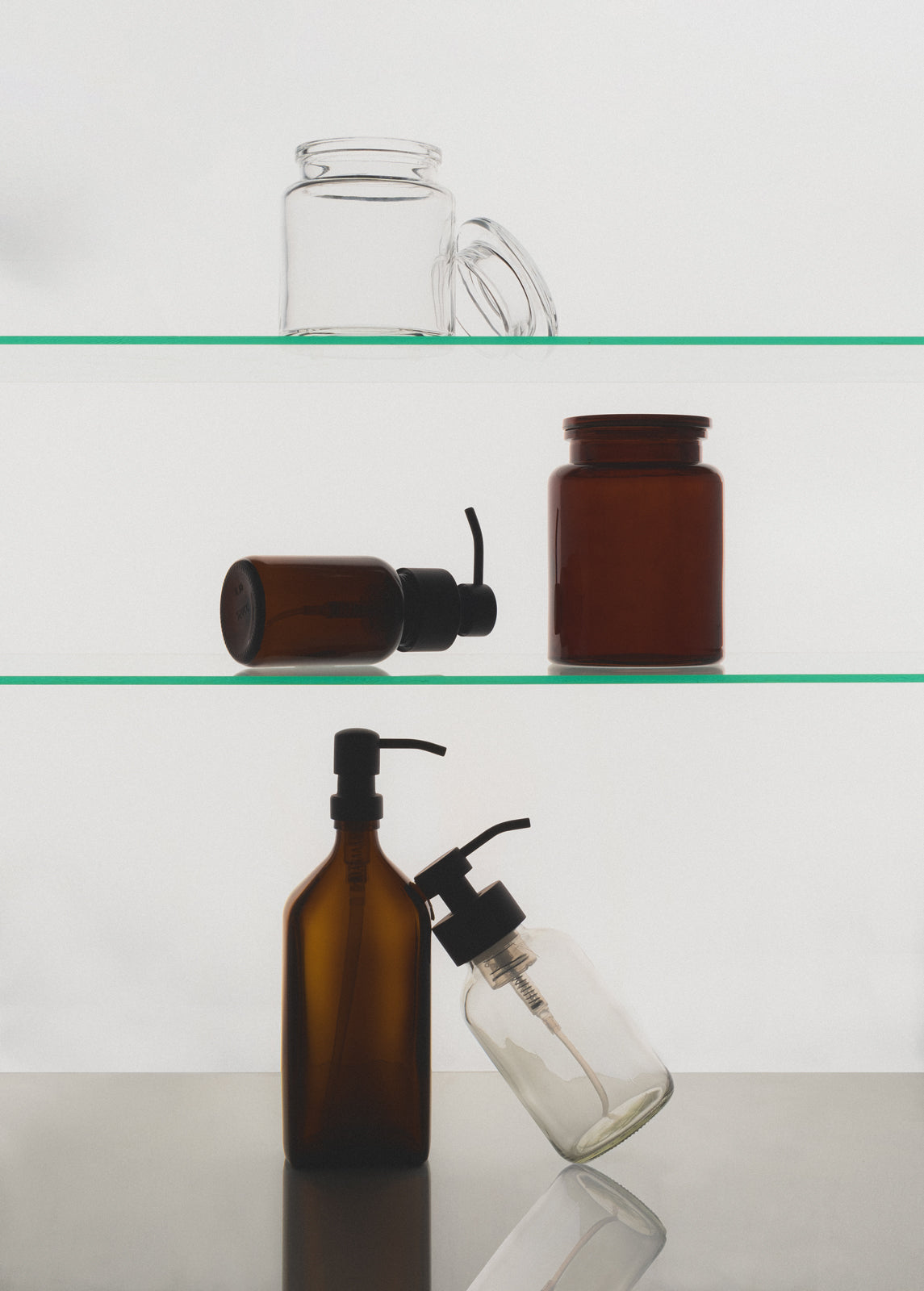 Amber Foaming Hand Soap Dispenser