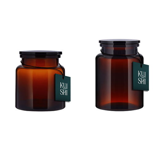 Amber Storage Jar Set