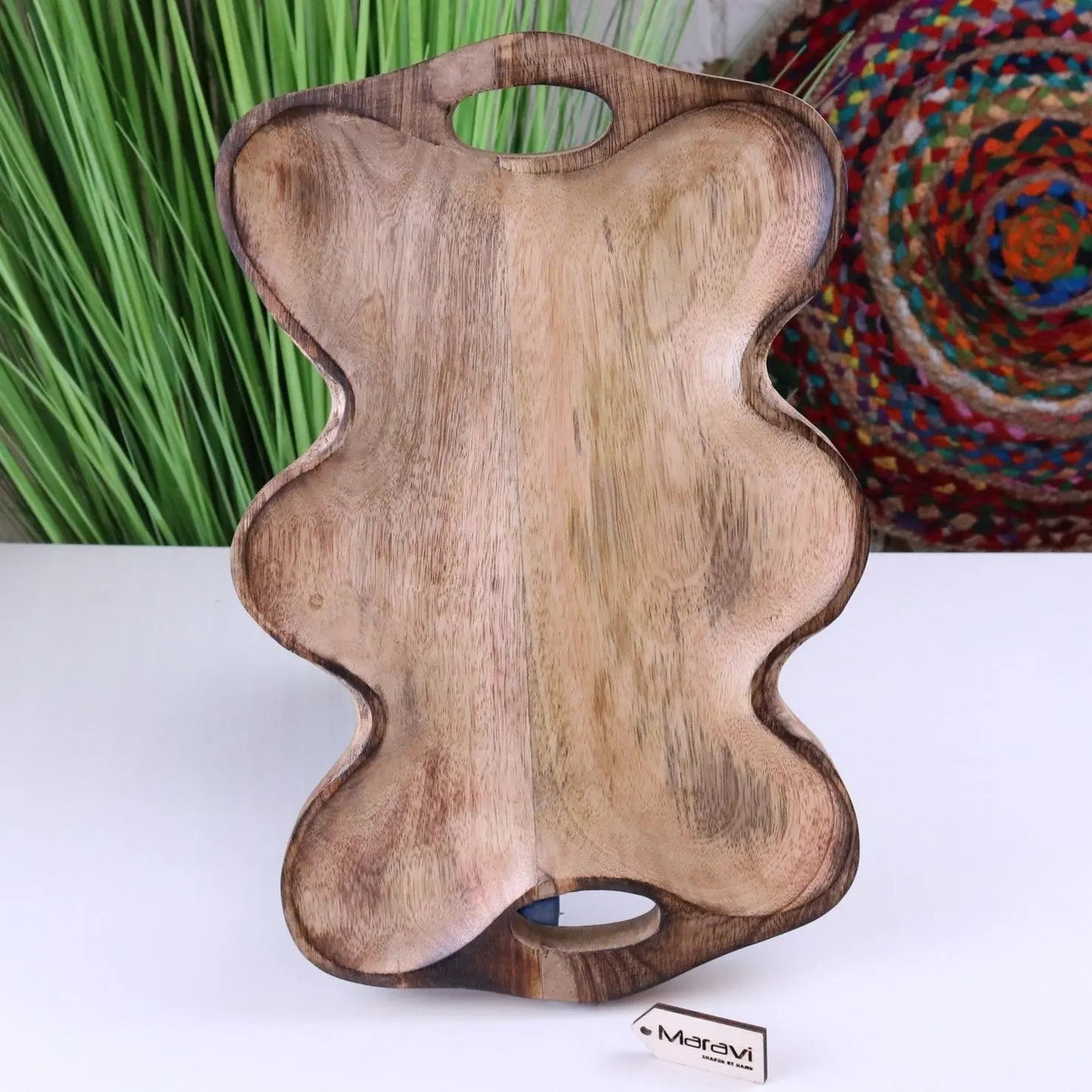 Amrola Mango Wood Serving Dish