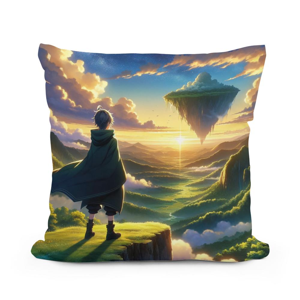 Sky Whisperer's Journey Cotton Cushion