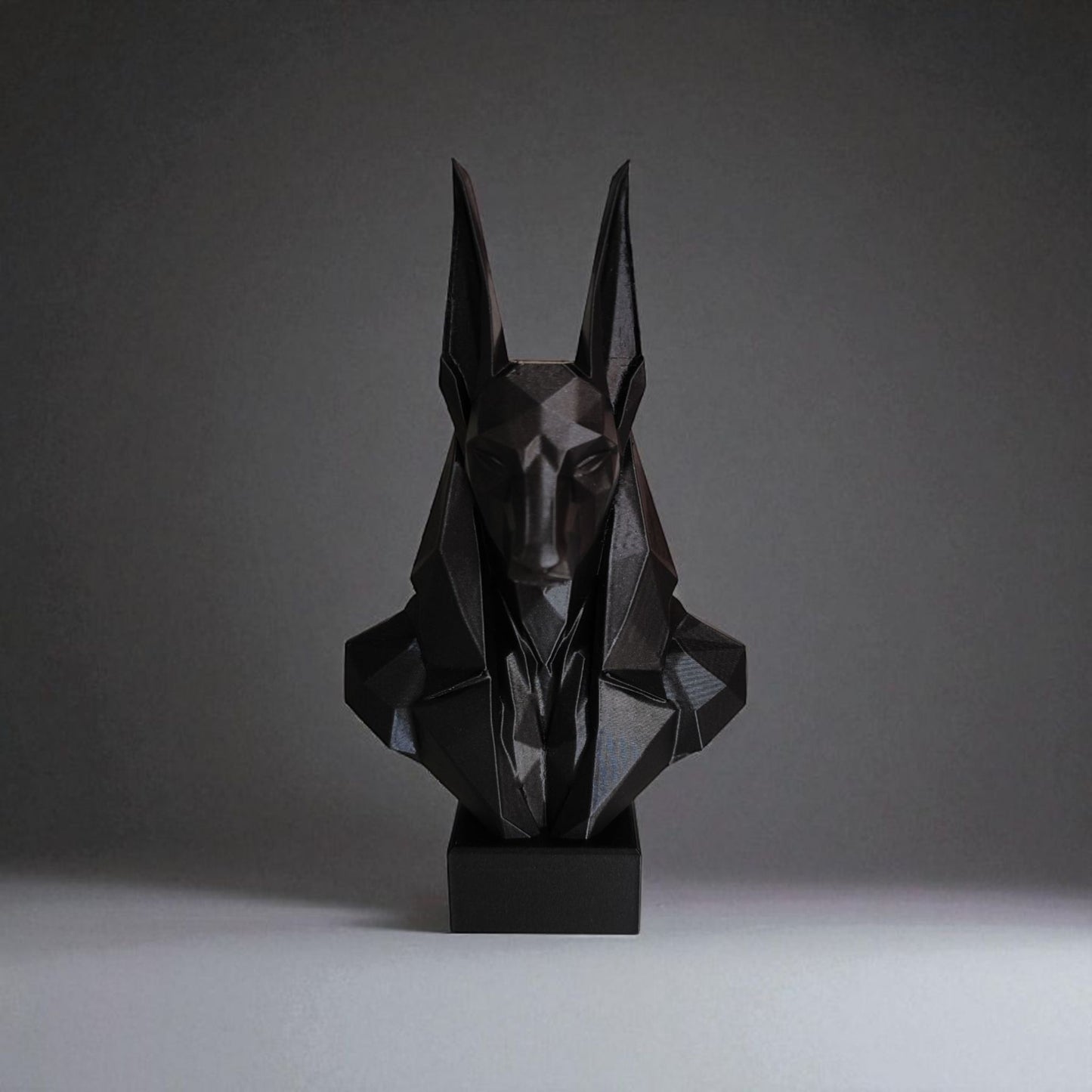 Sculpture #37 | 3D Printed Anubis Jackal Bust | Ancient Egyptian Home Decor