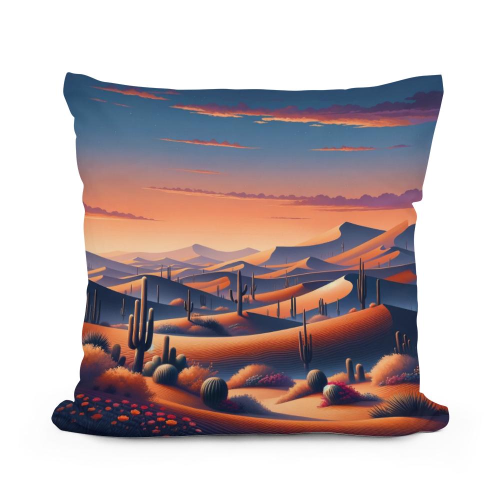 Twilight Dunes Cotton Cushion