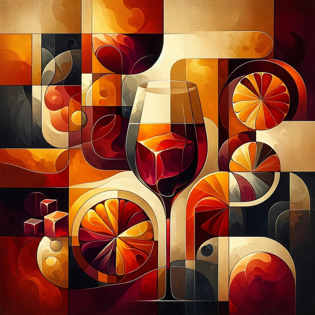 Aperitif Abstract Cotton Cushion