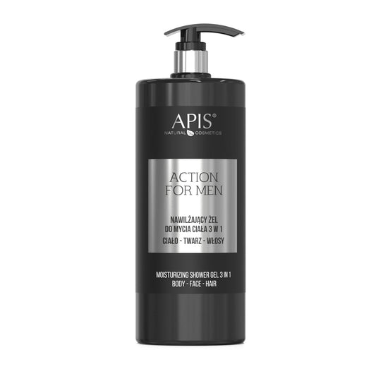 Apis ACTION FOR MEN Moisturising 3-in-1 Body Wash Gel | 1L