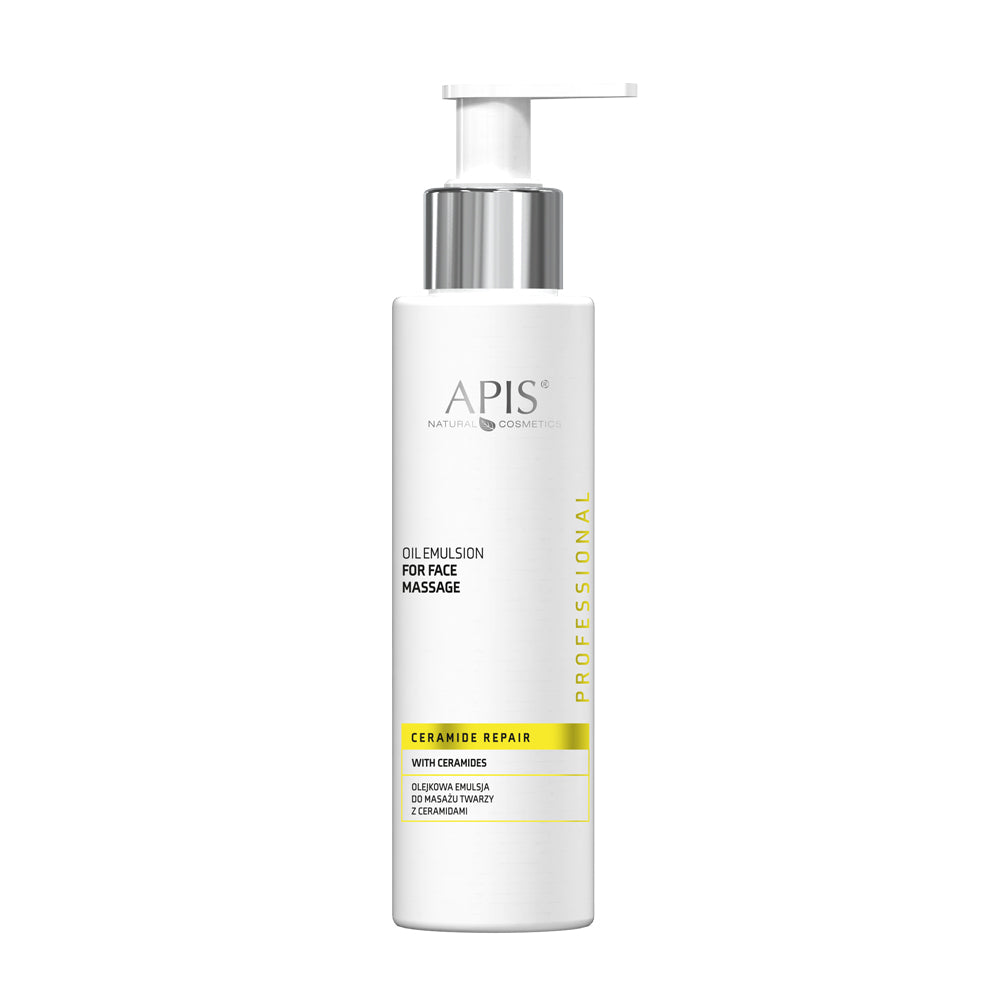 Apis Ceramide Repair Face Massage Oil Emulsion with Ceramides | 150ml
