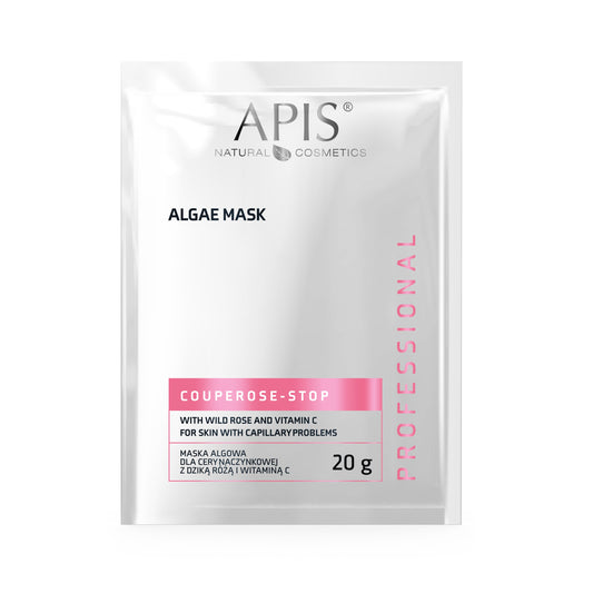 Apis Couperose‑Stop Algae Mask with Wild Rose & Vitamin C | 20 g