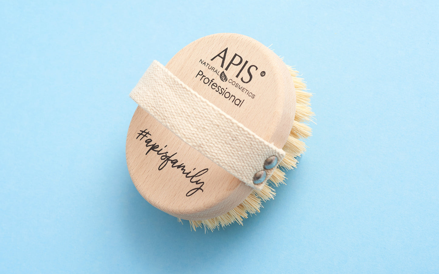 Apis Natural Dry Body Brush | Premium Tampico Fibre | Exfoliating Body Massage