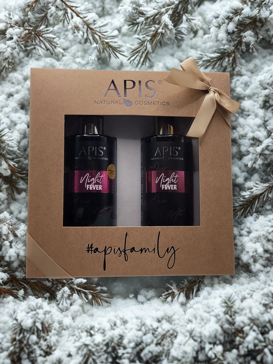 Apis Night Fever Christmas Set | Moisturising Balm 300 ml & Shower Gel 300 ml