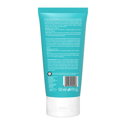 Apis Pure Sun Care Face Cream SPF 50 with Hyaluronic Acid | 50ml