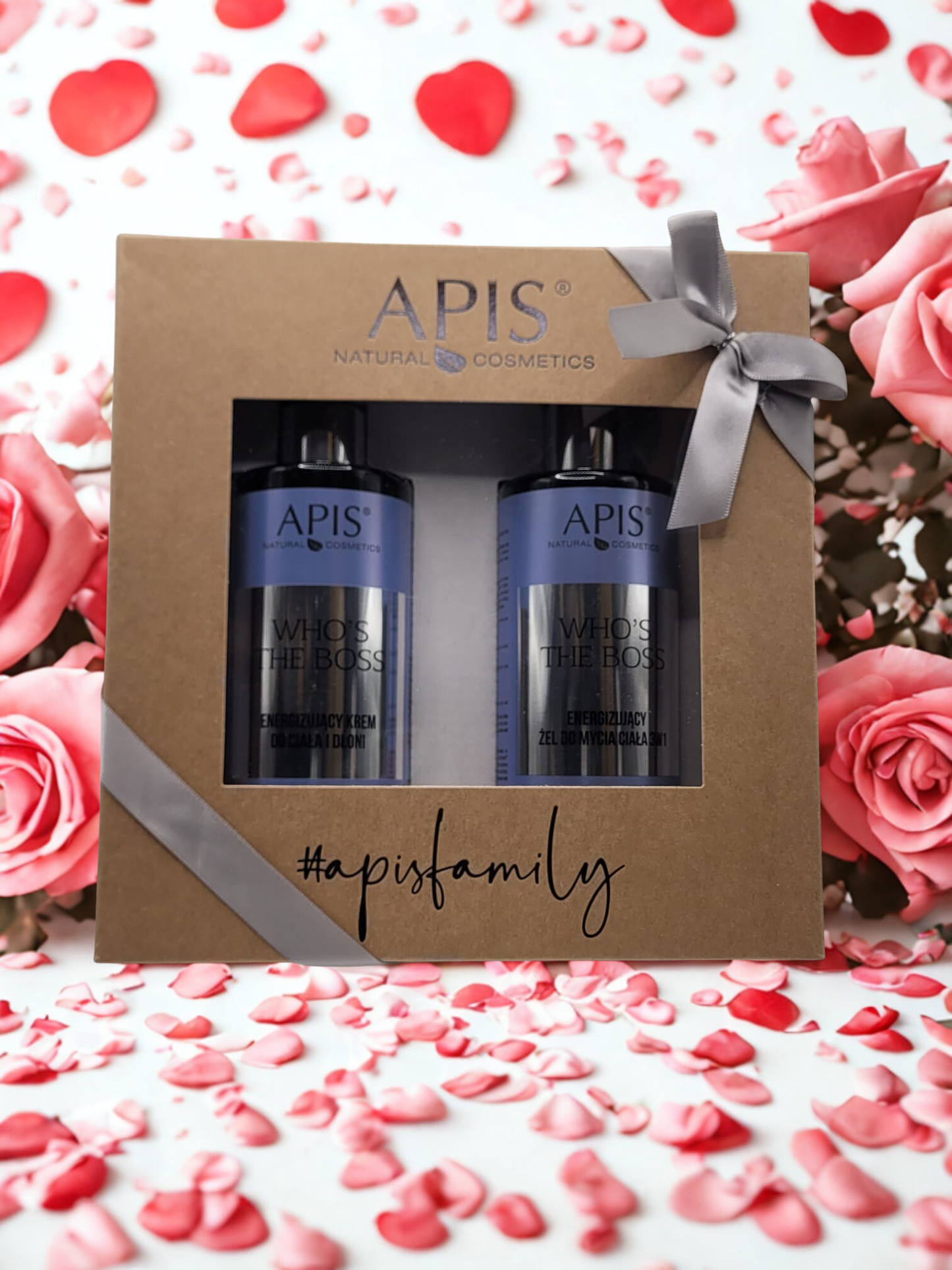 Apis Who’s The Boss Christmas Set | 3-in-1 Gel 300 ml & Moisturising Cream 300 ml