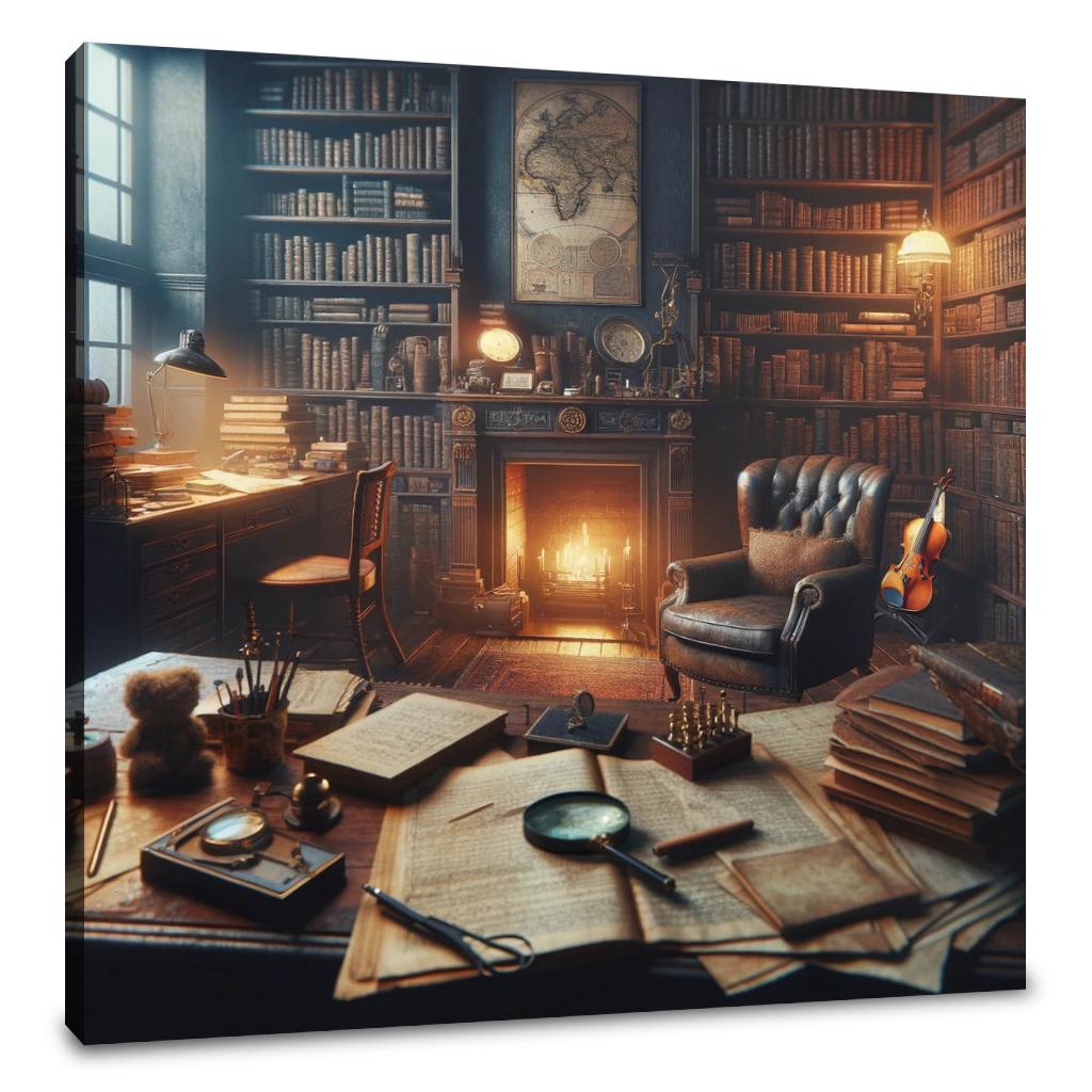Study of Solitude Canvas