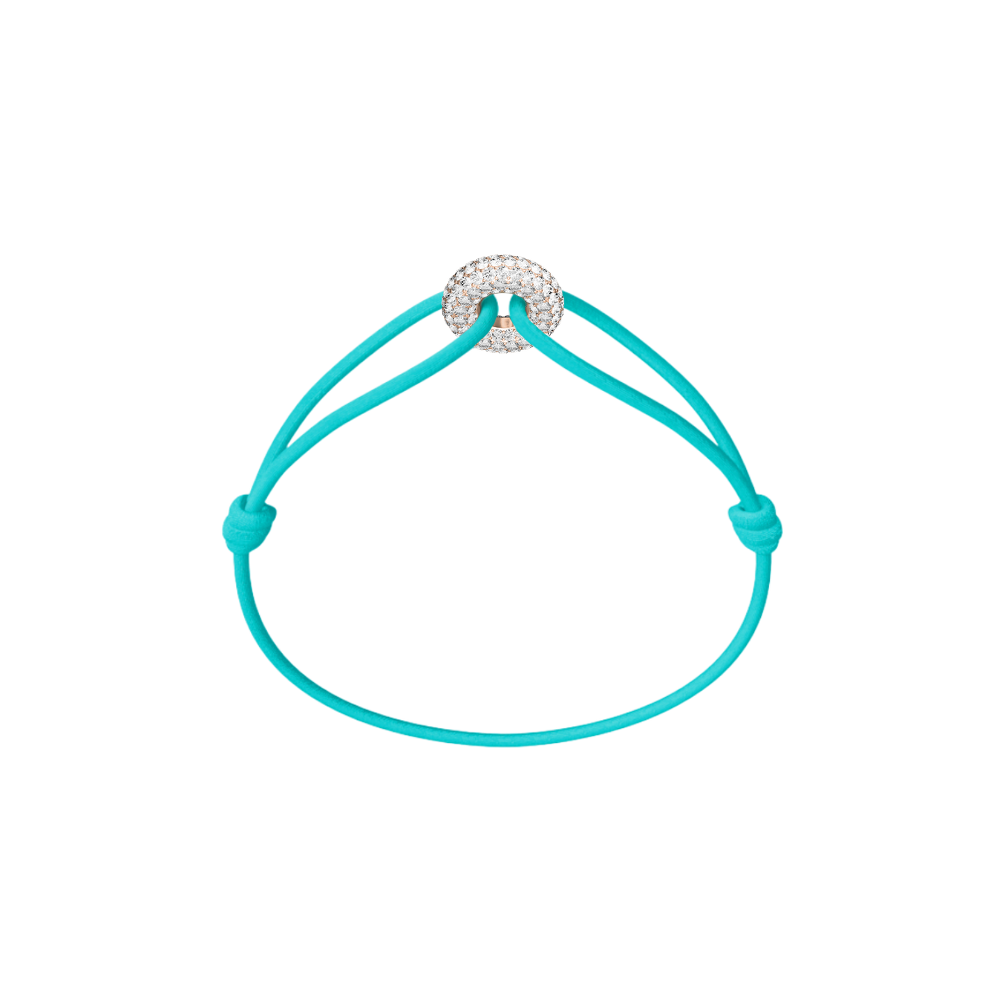 Mini Rose Soho Pavé Cord Bracelet