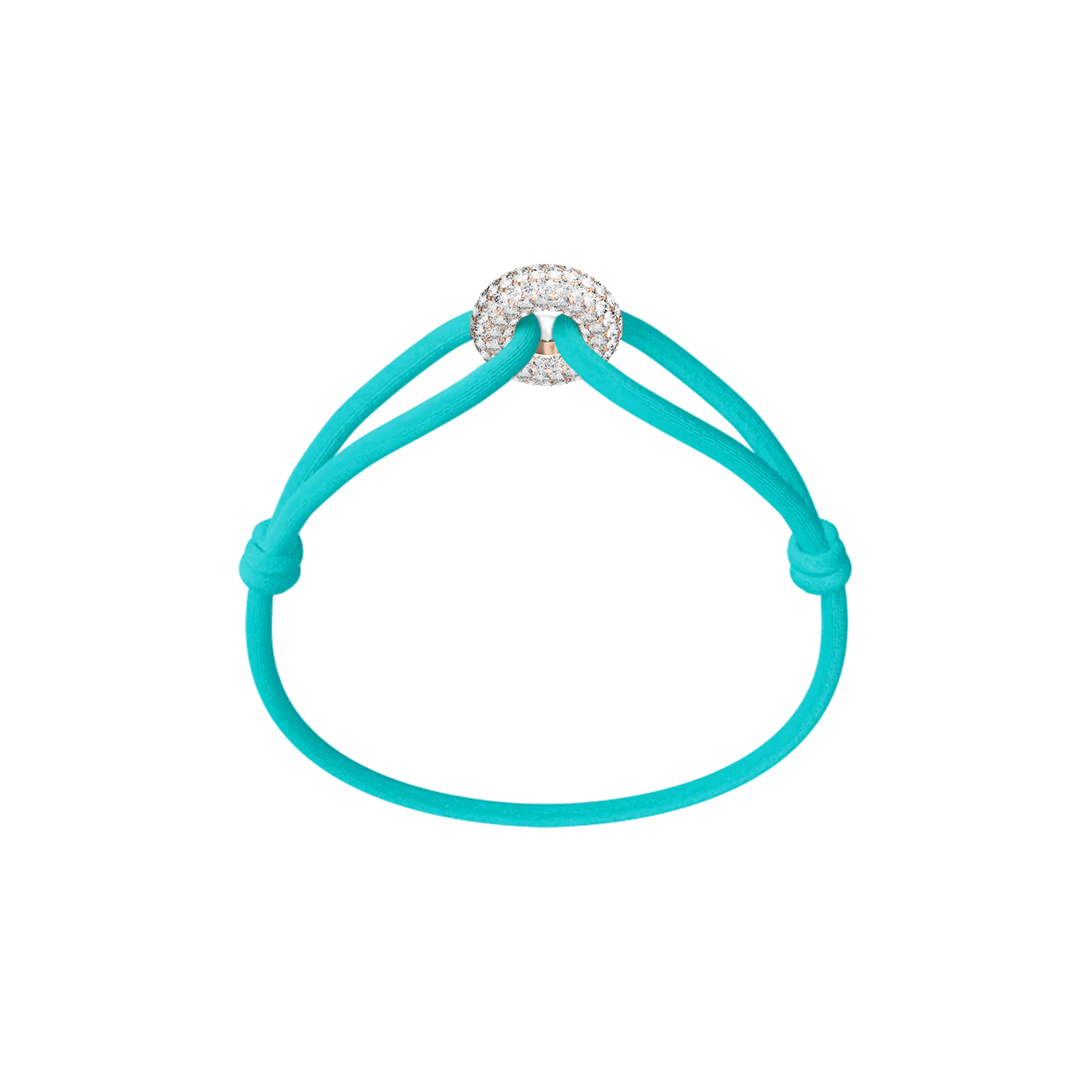 Rose Soho Pavé Cord Bracelet