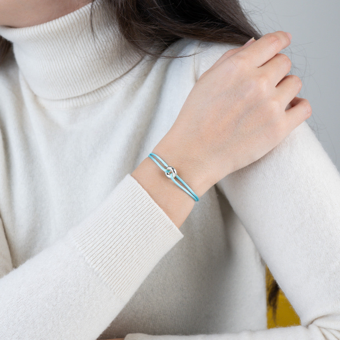 Mini Silver Soho Cord Bracelet
